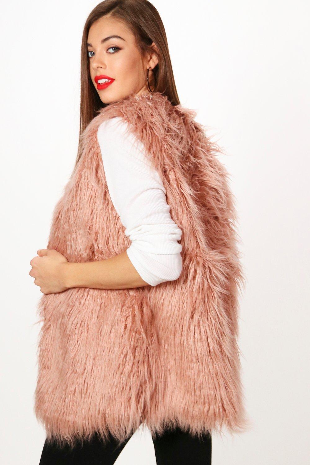 Mongolian Faux Fur Gilet